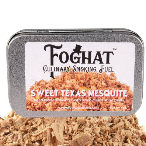 Foghat Culinary Smoking Fuel: Sweet Texas Mesquite, 14oz - ThousandOaksBarrelCo.