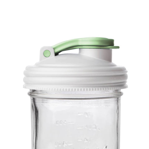 Mason Jars Lid POUR Carry Loop - Black / Wide Mouth - reCAP Mason Jars