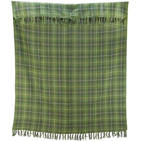 Green Tartan Throw, 50"x60" - Primitives by Kathy