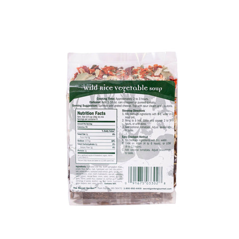 Vegetable Wild Rice Soup, 6 oz - The Secret Garden