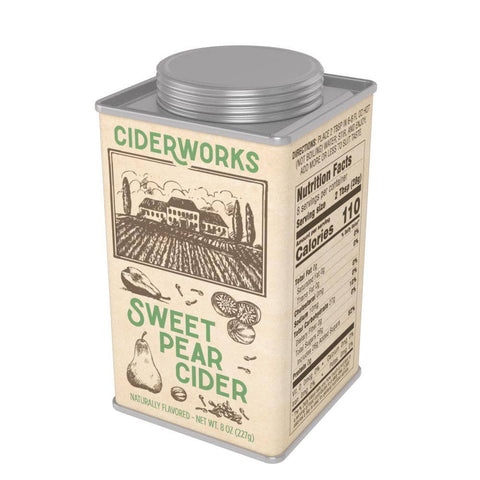 Ciderworks Sweet Pear Cider Mix, 8oz Square Tin - McSteven's