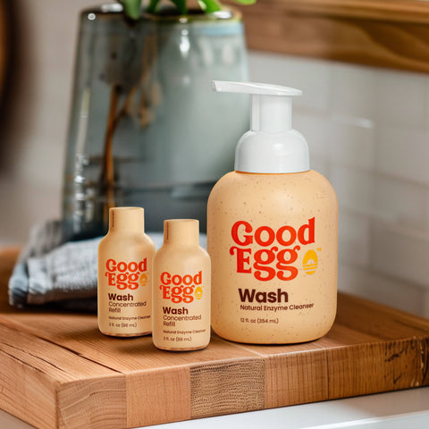 GoodEgg Wash Concentrated Refill, 2 pack, 3 fl oz each - GoodEgg