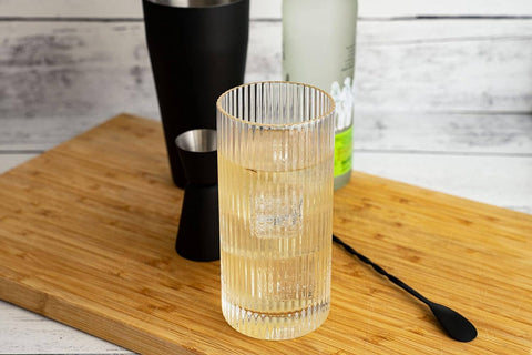 Vintage Straight Line Highball, 12 oz (Set of 4) - Lemonsoda