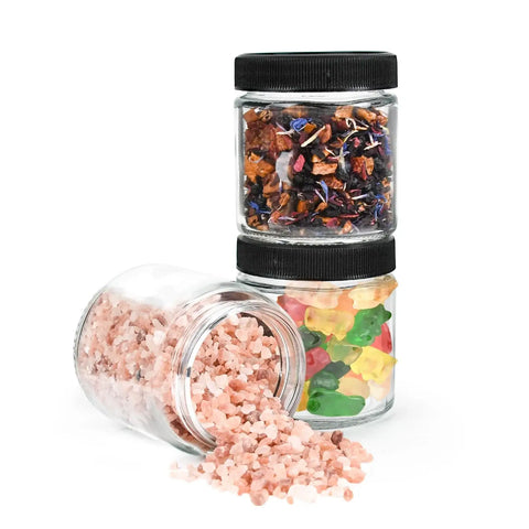 3oz/89ml Clear Glass Jar With Screw Top Cap - Human Objects®