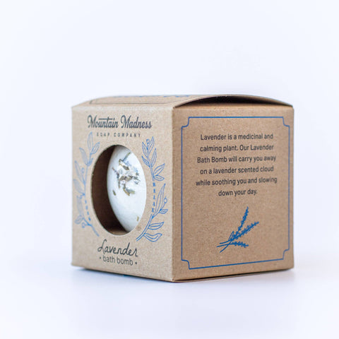 Lavender Bath Bomb - Mountain Madness Soap Co.