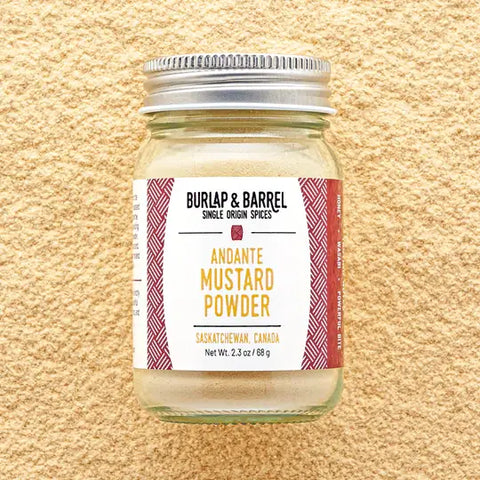 Andante Mustard Powder - Single Origin Spice & Seasoning - Burlap & Barrel
