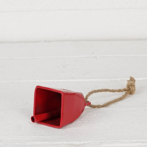 Vintage Red Cow Bell with Loop - Holiday Depot Inc.