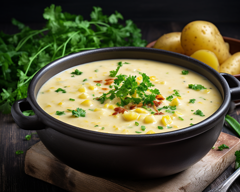 Columbia River Corn Chowder Soup Mix, Large, 7.25 oz, Serves 8 - Rill Foods