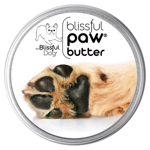 Paw Butter for Rough, Dry Dog Paws in Tins & Tubes, Paw Balm: 1 oz tin - The Blissful Dog