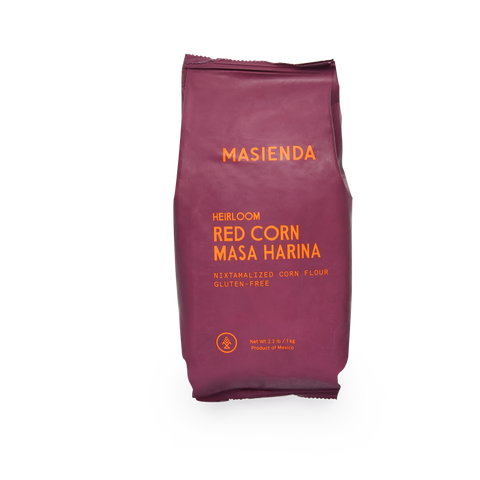 Heirloom Red Corn Masa Harina, 2.2 lb - Masienda