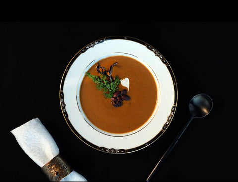 Black Bean & Kale Soup - 18 Chestnuts Soups