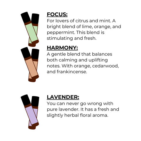Natural Bath & Shower Fizzies with Essential Oils, Mini: Harmony - Wild Grove Essentials