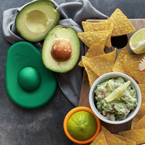 Reusable Silicone Avocado Savers: Fresh Green, Set of 2 - Food Huggers