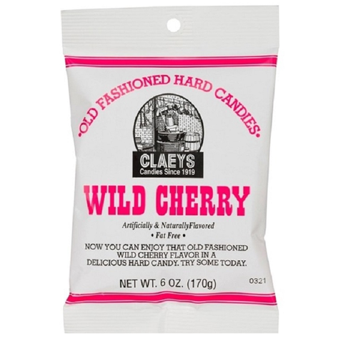 Claeys Wild Cherry Old Fashioned Hard Candies - Candy Barn Express
