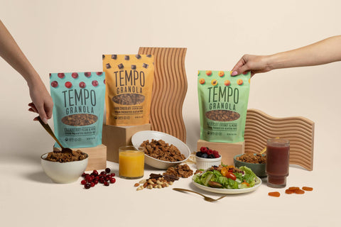 Cranberry Pecan Almond Granola, 11 oz - Tempo Granola