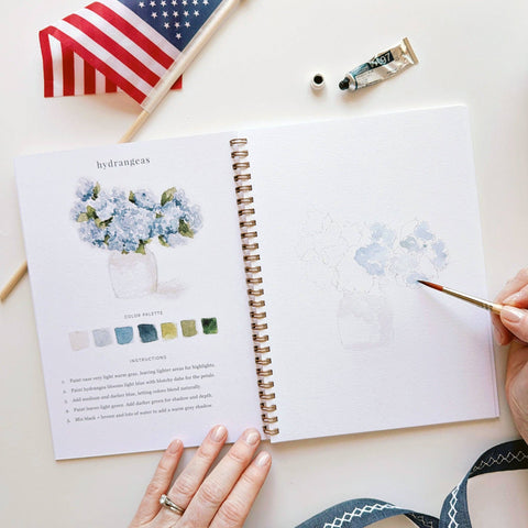 Americana Watercolor Workbook - Emily Lex Studio