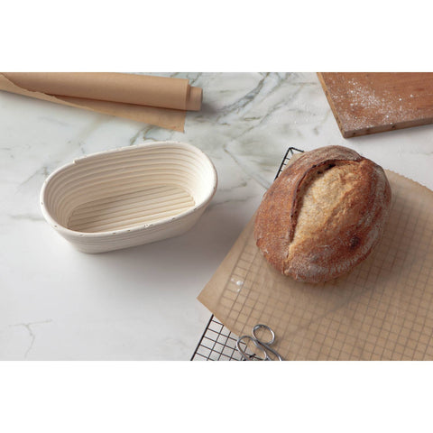 Banneton Bread Proofing Basket, 10" Oval - Now Designs by Danica