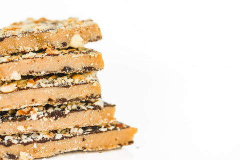 Candy Cane, Oregon Hazelnut Toffee, 4 oz - Holm Made Toffee Co.