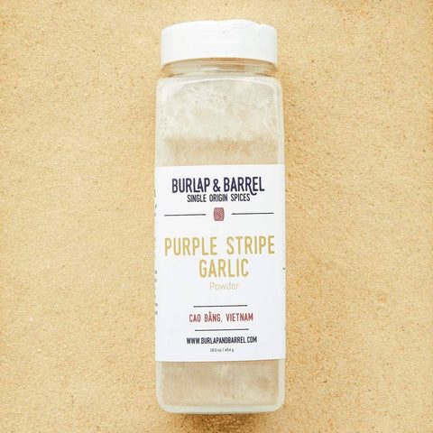 Purple Stripe Garlic, 16 oz - Burlap & Barrel