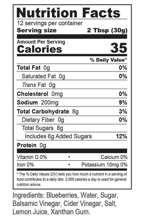 Blueberry Balsamic Vinaigrette  - 12 fl. oz. - Cooper's Mill