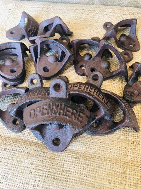 Open Here - A Vintage-Styled Cast Iron Bottle Opener - Midwest Craft House