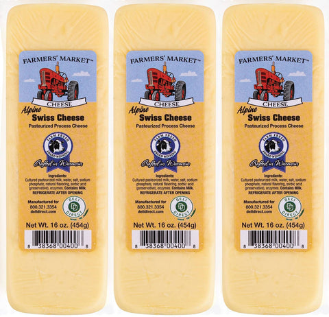 Alpine Swiss 16 oz Wisconsin Cheese, Shelf Stable - Merchandise Unlimited