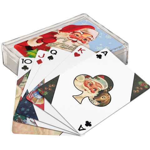 Santa Claus Playing Cards - Primitives by Kathy