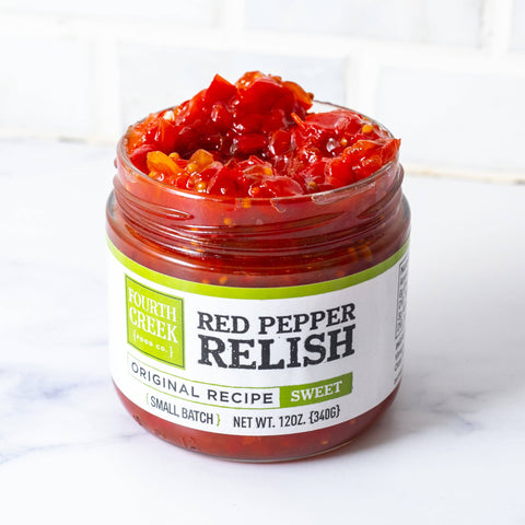 Red Pepper Relish, 12 oz - Fourth Creek Food Co.
