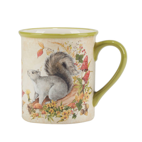 Woodland Critters Fall Mug, 18 oz. asst creatures - Certified International