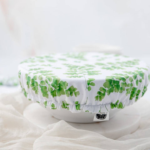 Reusable Dish Cover, Small, Maidenhair Fern - Wild Clementine Co.