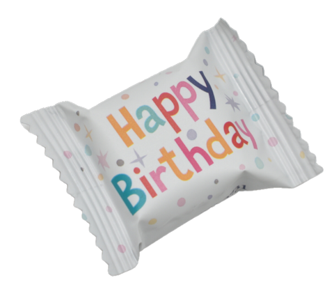 Happy Birthday Bites, 0.24 oz - Spokandy Chocolatier