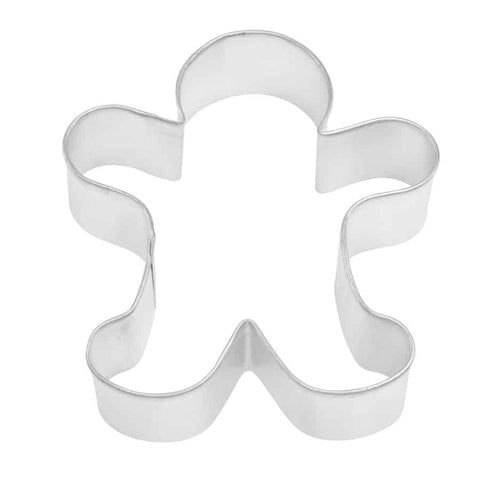 Gingerbread Boy Cookie Cutter, 3.75" - R&M International