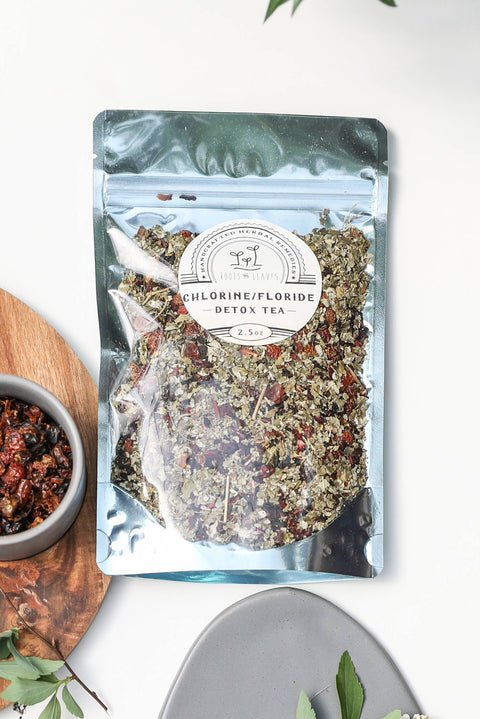 Chlorine Flouride Detox Tea, 2 oz - Roots And Leaves