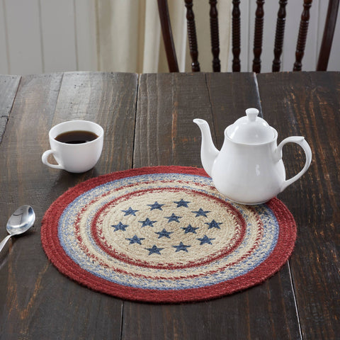 Celebration Jute Trivet, 15 in - VHC Brands