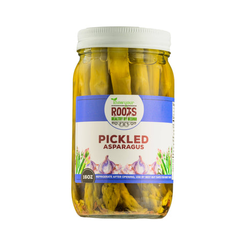Pickled Asparagus, 16 oz - Know Your Roots Pickles