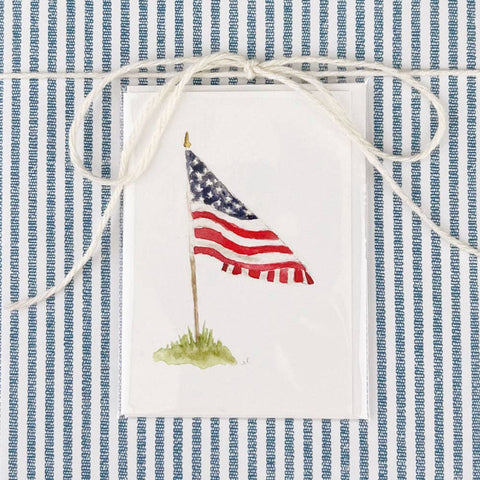 American Flag Mini Notecard, 2.5" x 3.5" - Emily Lex Studio