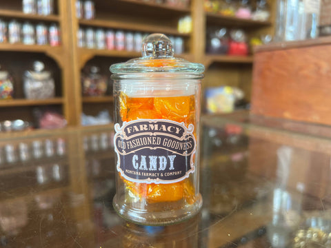 Vintage Butterscotch Candy in Apothecary Jar - Montana Farmacy