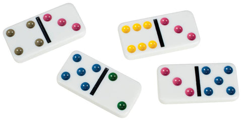 Double Six Dominoes In Color Collectors Tin - Toysmith