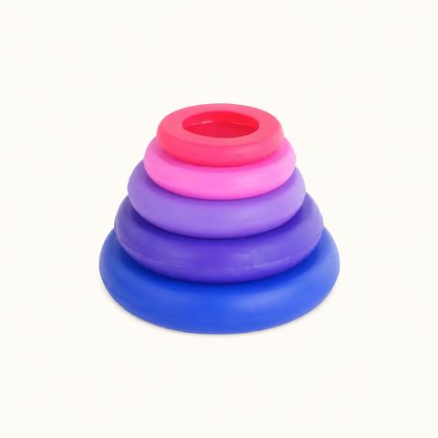 Reusable Silicone Food Savers: Bright Berry, Set of 5 - Food Huggers