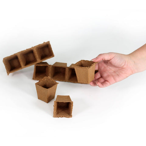 Naked Pots, 2" Plantable Seed Starter Trays, 100 cell pack - Daniel's Plants