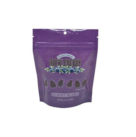 Huckleberry Gummy Bears, 6 oz bag - Spokandy Chocolatier