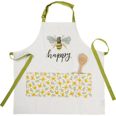 Bee Happy Apron - Primitives by Kathy