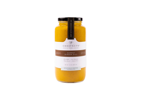Carrot Ginger Dill Soup -16 Oz Vegan & GF - 18 Chestnuts Soups