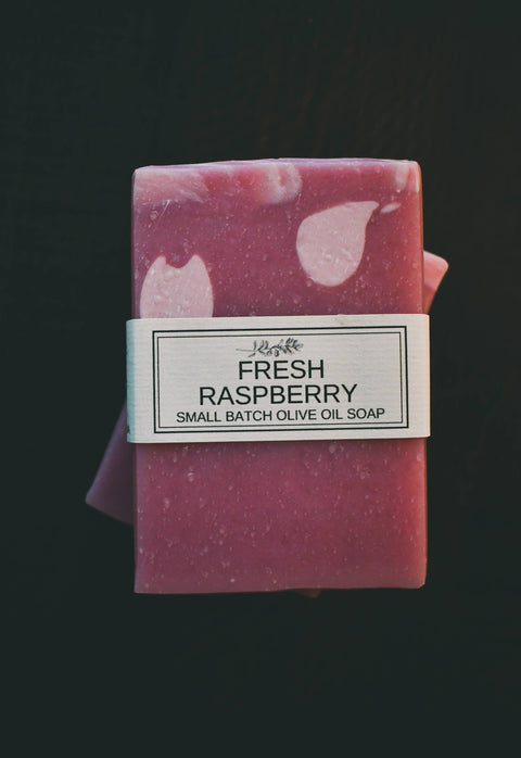 Fresh Raspberry - Olive Oil Soap - Orange Thyme Bath Apothecary