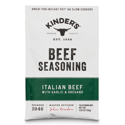 Italian Beef Seasoning, 1.05 oz - Kinder's Sauces & Seasonings