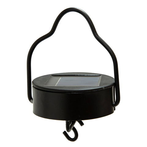 Solar Glass Fly-Through Bird Feeder Spring Sky, 6" - Sunnydaze Decor