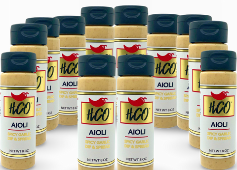 HCO Aioli Garlic Spread and Dip, 8 oz - Hot Crispy Oil