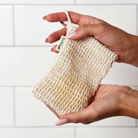 Compostable Sisal Soap Saver Bag, 5.5"x3.5" - Bamboo Switch