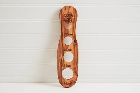Italian Olivewood Spaghetti Measure - Verve Culture