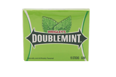 Wrigley's Doublemint Wallet Chewing Gum Pack, 15 sticks - Grandpa Joe's